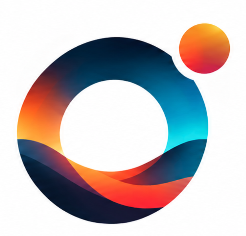 Colorful circular Oddyssey symbol